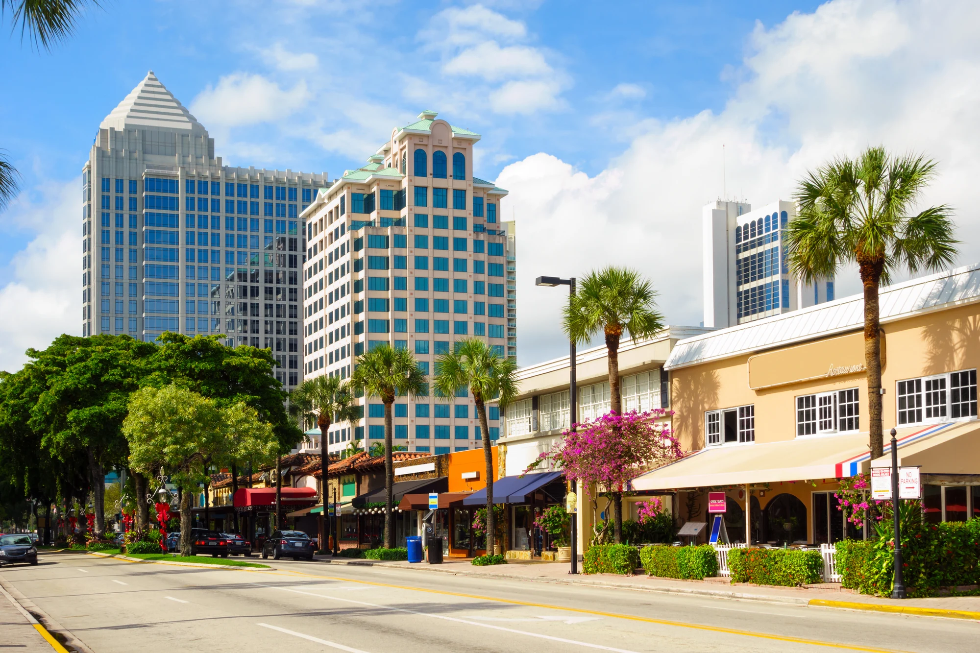 Las Olas Boulevard in Fort Lauderdale
