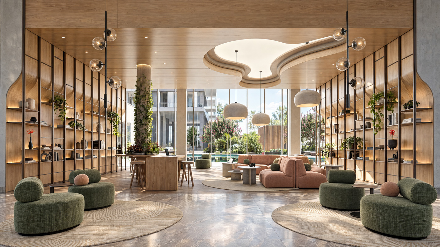 Residents lounge at Ombelle