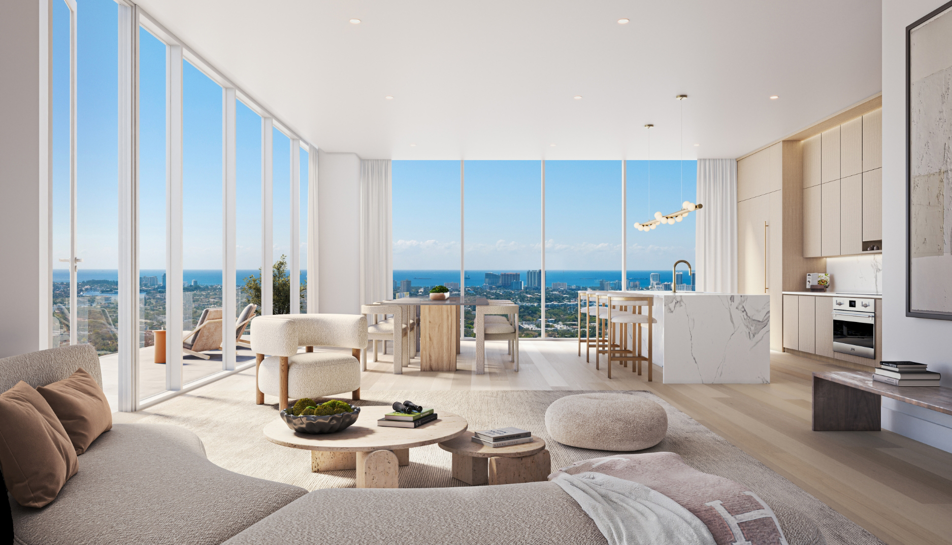 LIVING & DINING ROOM Artist Conceptual Rendering
