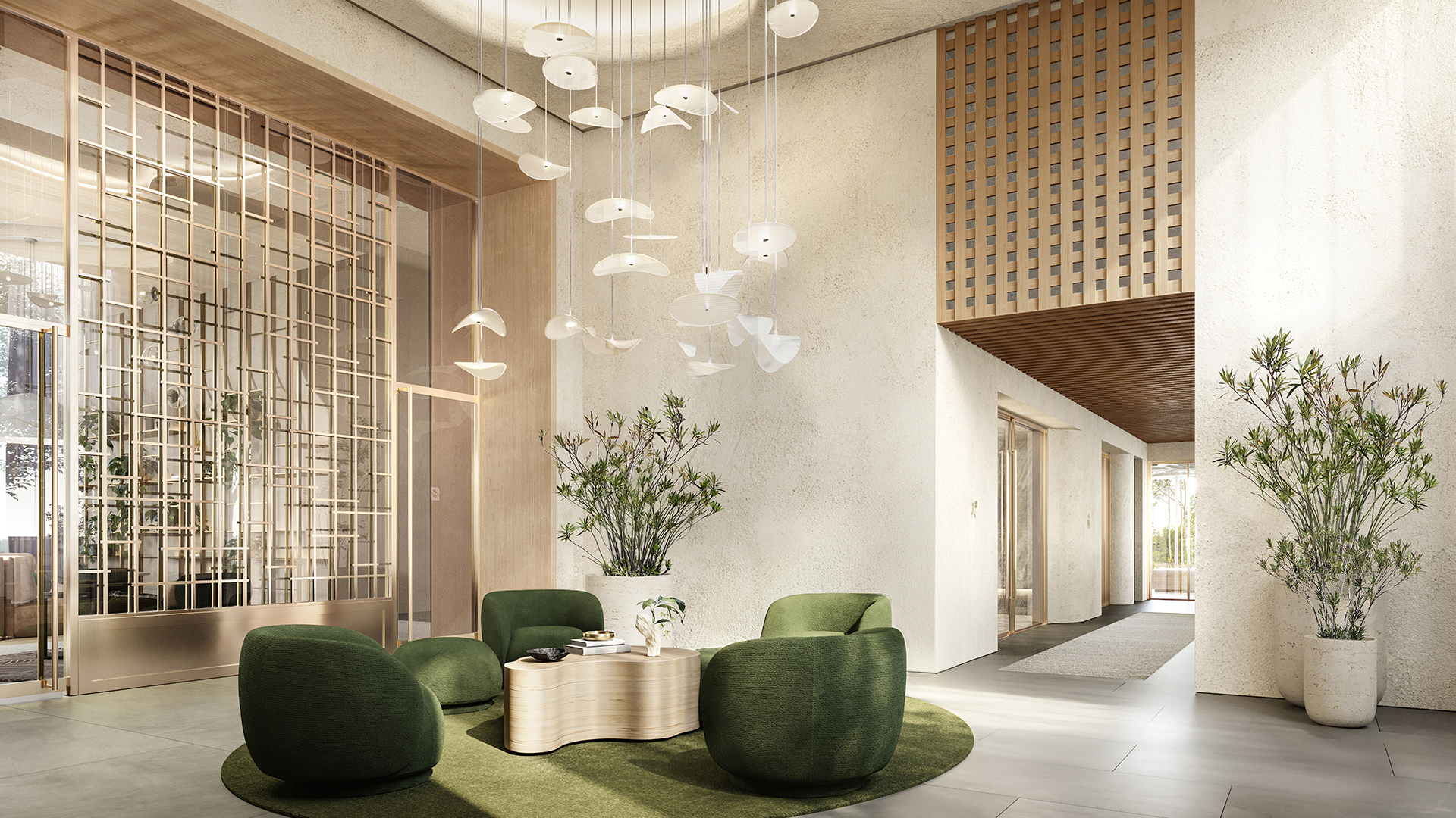 SPA LOBBY  Artist Conceptual Rendering